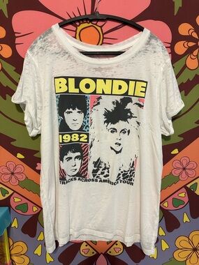 Recycled Karma Blondie Burnout Tee